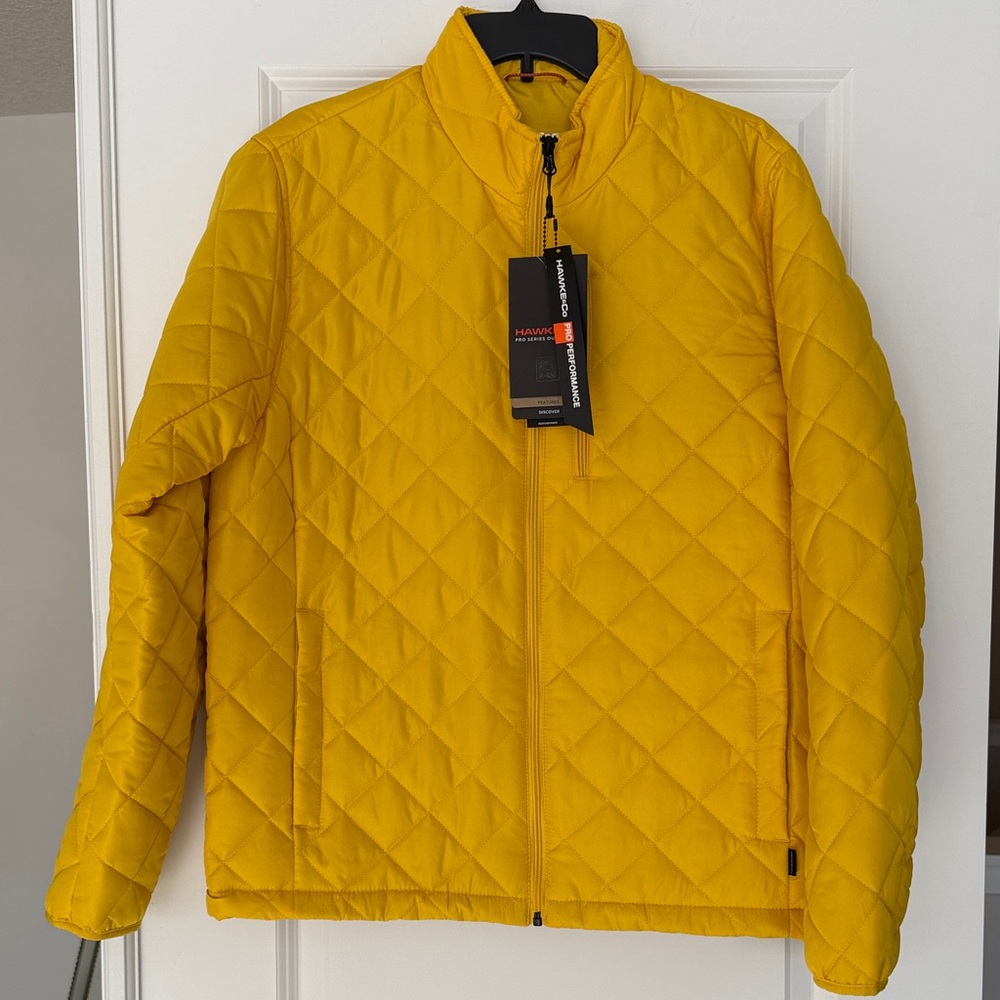 Hawke & Company winter jacket in a gorgeous yellow